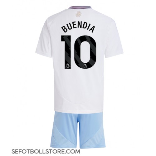 Aston Villa Emiliano Buendia #10 Replika babykläder Bortaställ Barn 2024-25 Kortärmad (+ korta byxor)